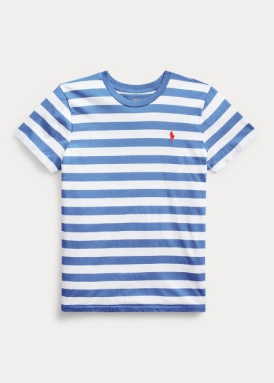 T Shirt Polo Ralph Lauren Striped Algodão Jersey Mulher 31680-VRMI